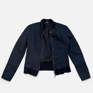 Armani Exchange black Bomber Jacket